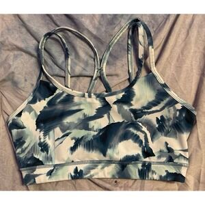 Gaiam Yoga Green‎ Design Unpadded Sports Bra, Small